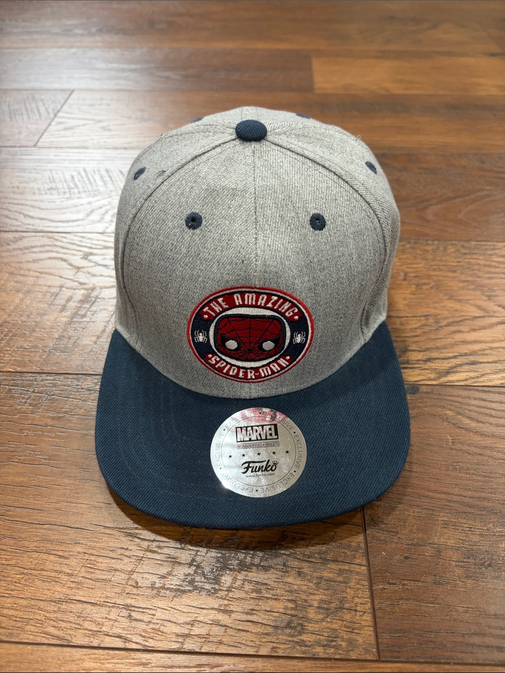 Funko Marvel Gray and Navy The Amazing Spider-Man Snapback Hat